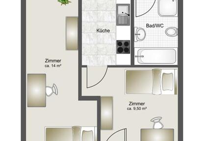 Wohnen auf Zeit Lippstadt Overhagen - 2 Zimmer, 14 m&sup2;, 775&euro; | Angebot:26517784