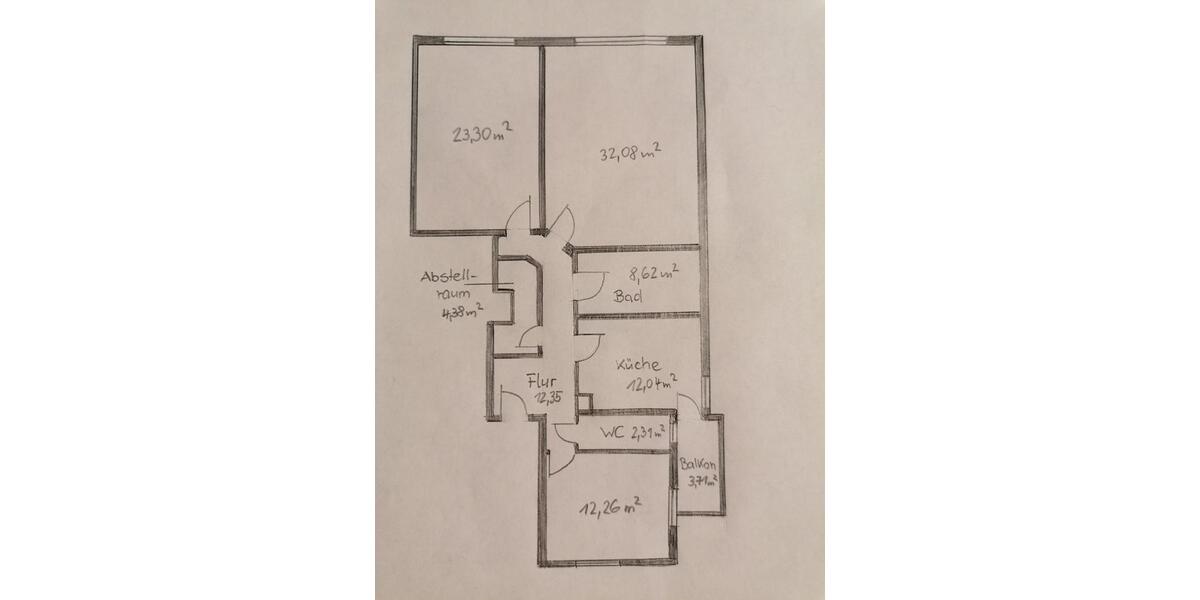 Etagenwohnung Auerbach/Vogtland Vogtland - 3.5 Zimmer, 106 m&sup2;, 630&euro; | Angebot:26671099
