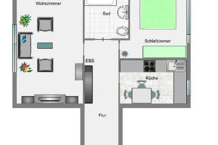 Wohnung zum Mieten in München 1.495 € 59 m² 2 zimmer