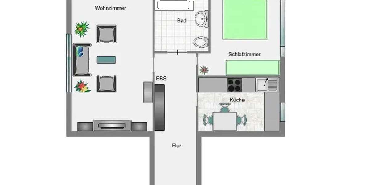 Wohnung zum Mieten in München 1.495 € 59 m² 2 zimmer