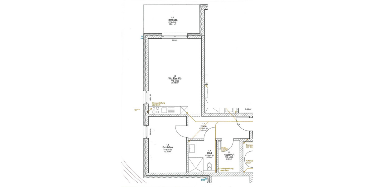 Etagenwohnung Saarbrücken Bübingen - 2 Zimmer, 60 m&sup2;, 700&euro; | Angebot:25874785