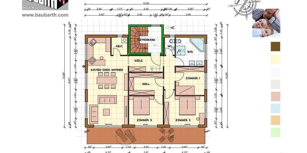 Etagenwohnung Überlingen Nußdorf - 5 Zimmer, 105 m&sup2;, 2.490&euro; | Angebot:26740185