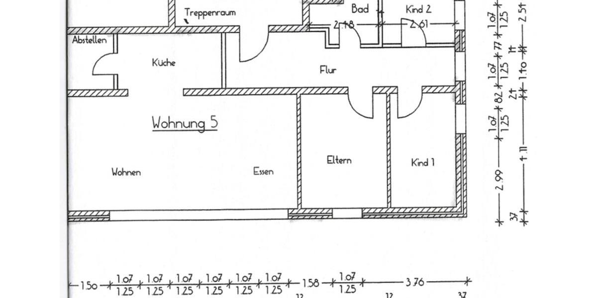 Etagenwohnung Wiesmoor - 5 Zimmer, 89 m&sup2;, 1.234&euro; | Angebot:24864715