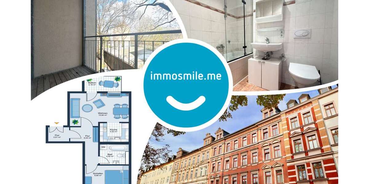 Etagenwohnung Chemnitz - 2 Zimmer, 46 m&sup2;, 250&euro; | Angebot:26316843