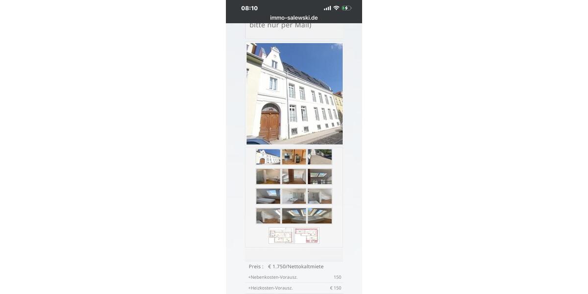 Maisonettenwohnung Luckenwalde - 4 Zimmer, 174 m&sup2;, 1.875&euro; | Angebot:26333832