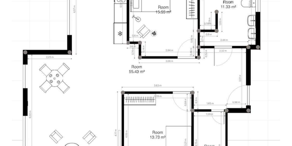 Etagenwohnung Schlüchtern - 3 Zimmer, 85 m&sup2;, 890&euro; | Angebot:25756419