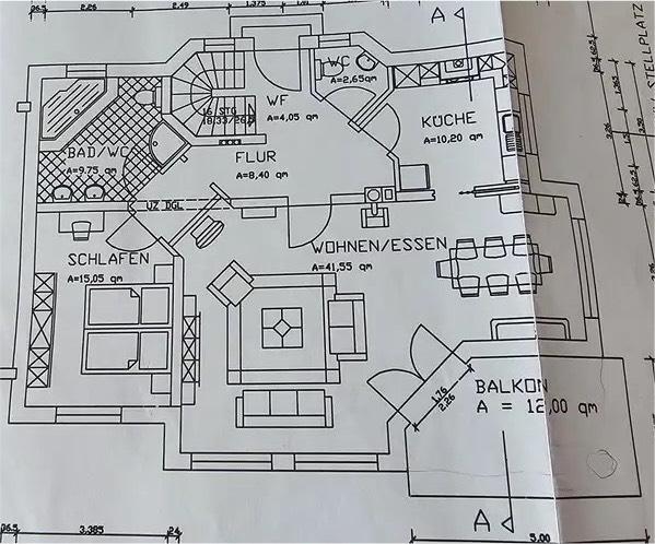 Große 2 Zimmerwohnung mit Balkon