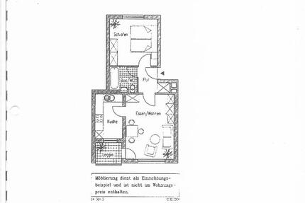 2-Zi-Whg., 45qm, mit Loggia