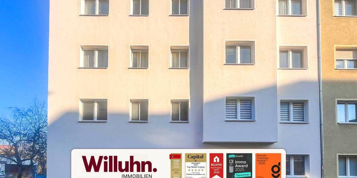 Etagenwohnung Leipzig Eutritzsch - 2 Zimmer, 47 m&sup2;, 550&euro; | Angebot:26804759