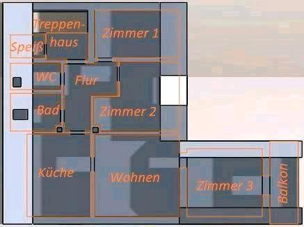 Etagenwohnung Maxhütte-Haidhof Haidhof - 4 Zimmer, 88 m&sup2;, 1.075&euro; | Angebot:26462989