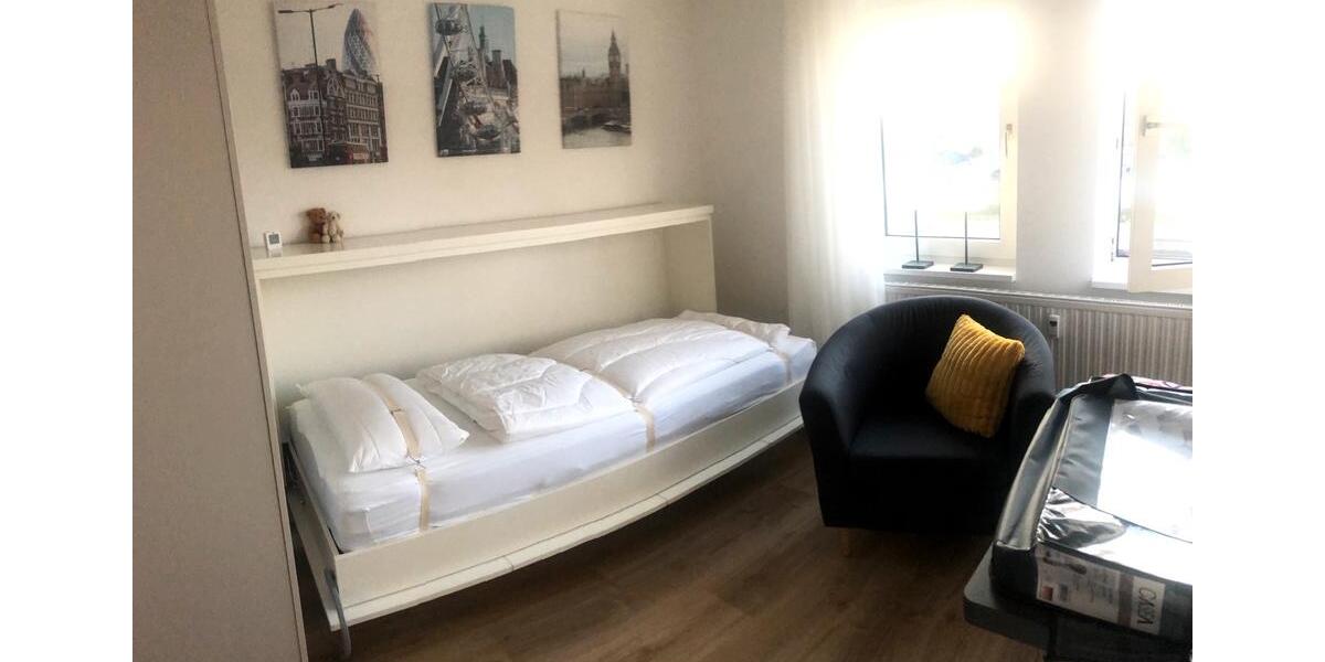 Pendler-1-Zimmer Appartement, voll möbliert, 
