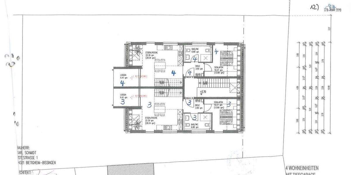 Modern. Großzügig. Lichtdurchflutet. 2,5-Zimmer Neubauwohnung im Herzen Bietigheims zu vermieten 2 zimmer