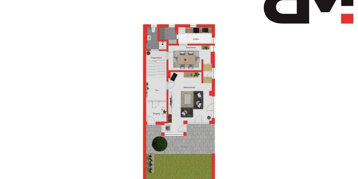 Doppelhaushälfte Thannhausen - 4 Zimmer, 125 m&sup2;, 1.700&euro; | Angebot:25680102