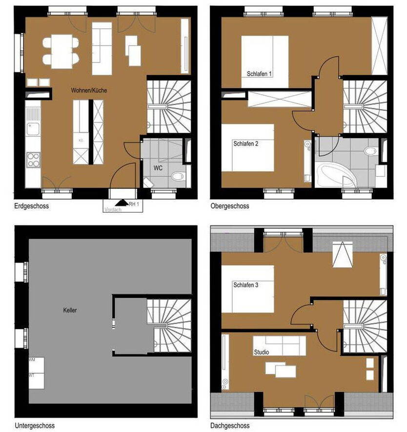 Exklusives Reihenhaus in Bestlage - Erstbezug in Berlin-Prenzlauer Berg 5 zimmer