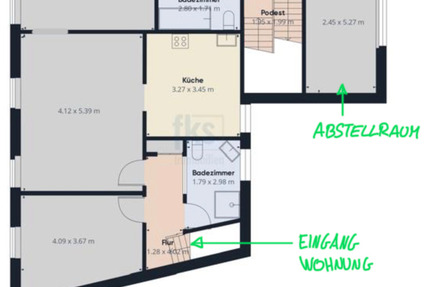 Wohnung Eppelborn - 3 Zimmer, 95 m&sup2;, 750&euro; | Angebot:24658326