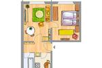 Erdgeschoßwohnung Wittenberg Lutherstadt - 2 Zimmer, 49 m&sup2;, 340&euro; | Angebot:26676524