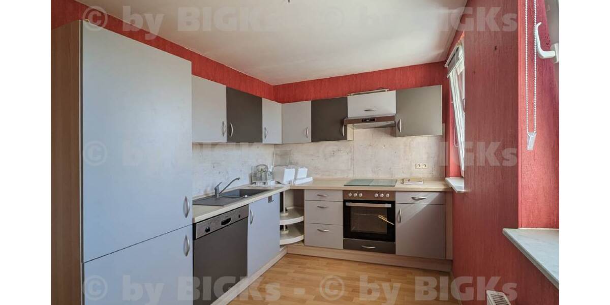 BIGKs - Suhl-Leninring: FREIE AUSSICHT - 3 Raum Wohnung Suhl,sep.Küche,Dusch-Wannenbad, Balkon (-;) - Etagenwohnung Suhl Suhl Friedrich-Wolf-Straße | Angebot:25045621