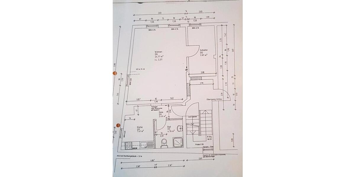 Etagenwohnung Eschwege - 1.5 Zimmer, 48 m&sup2;, 335&euro; | Angebot:26581612