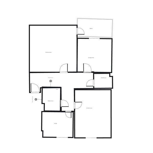 Moderne 3-Zimmer-Wohnung mit Balkon zum kurzfristigen Bezug