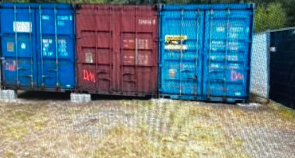 Seecontainer als Lagerfläche