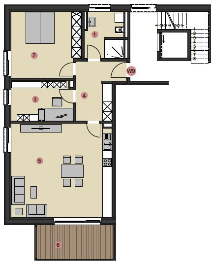 Etagenwohnung Velburg - 3 Zimmer, 89 m&sup2;, 900&euro; | Angebot:26410715