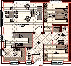 Wohnung Freren - 3 Zimmer, 95 m&sup2;, 925&euro; | Angebot:26146357