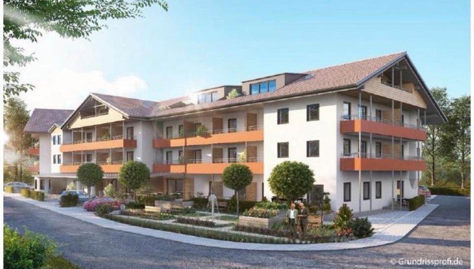 Dachgeschoßwohnung Waging am See Fisching - 2 Zimmer, 56 m&sup2;, 950&euro; | Angebot:25990538