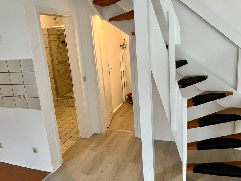 Fußgänger-Zone-Moderne 1,5-Zi.-Maisonette-Wohng.- großer Dachtera