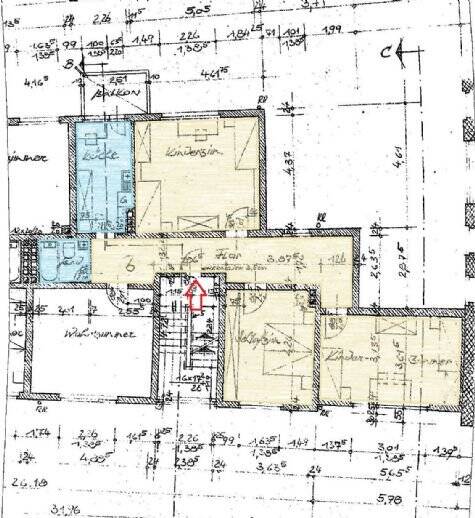 Etagenwohnung Hildesheim Neustadt - 4 Zimmer, 108 m&sup2;, 920&euro; | Angebot:25697657