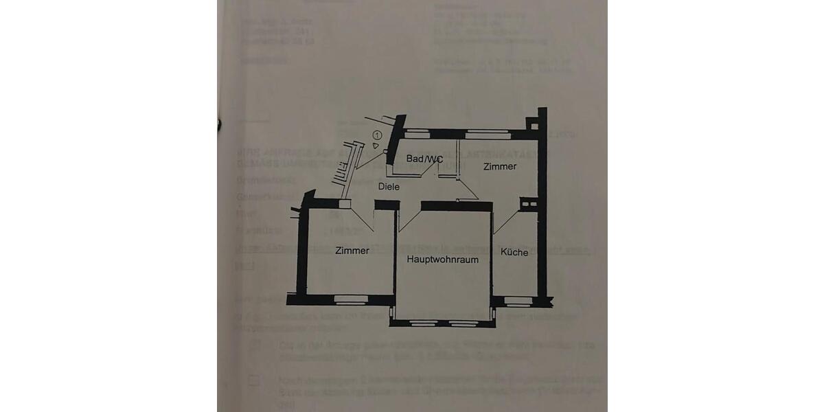 Etagenwohnung Köln Nippes - 3 Zimmer, 56 m&sup2;, 1.000&euro; | Angebot:26614633