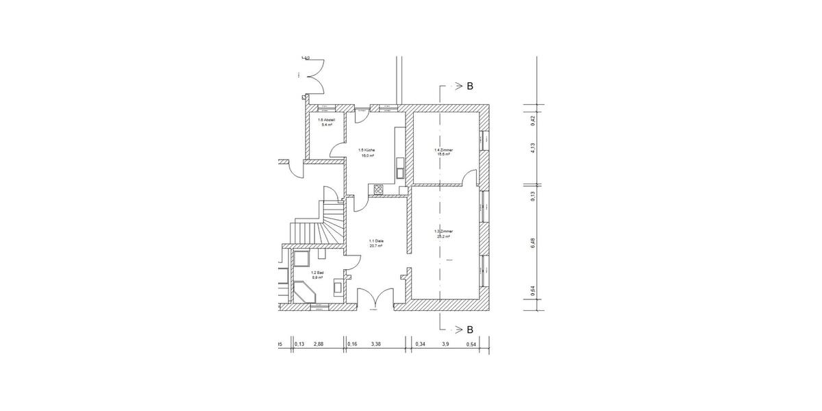 Wohnung mit Garten 3 zimmer
