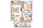 Etagenwohnung Bad Kreuznach - 3 Zimmer, 76 m&sup2;, 950&euro; | Angebot:26168831