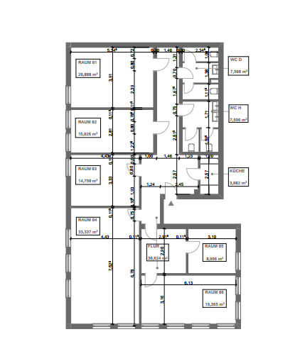 Gewerbeobjekt Ahrensburg - 6 Zimmer, 172 m&sup2;, 1.640&euro; | Angebot:25696643