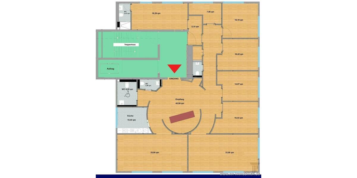 REPRÄSENTATIVE BÜRO- ODER PRAXISFLÄCHE IN FR-LANDWASSER! zimmer