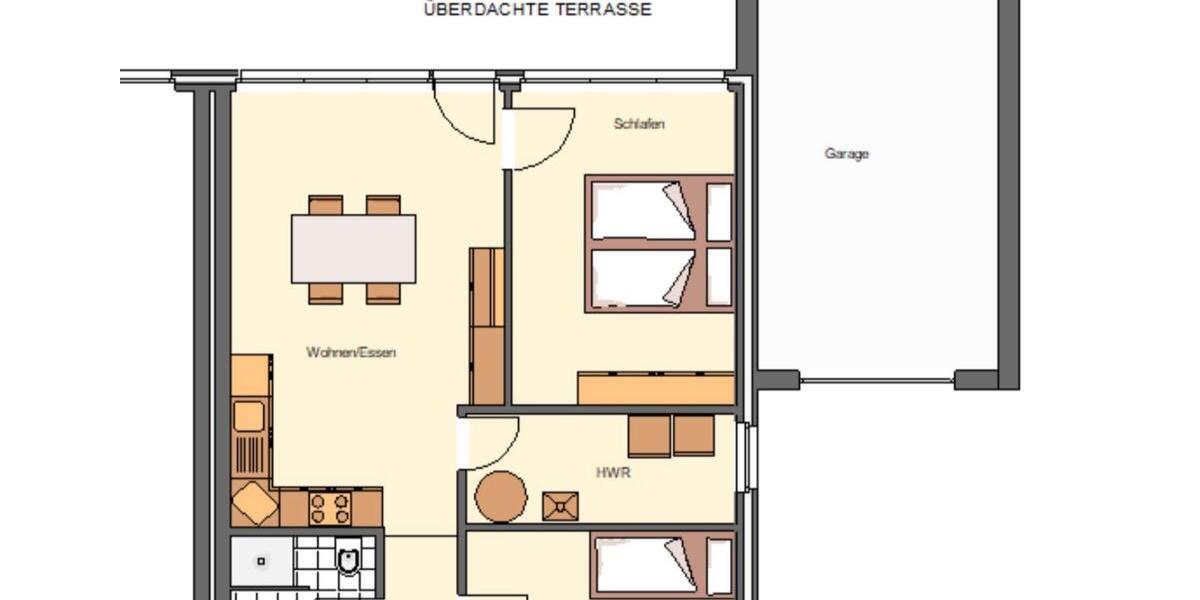 Erdgeschoßwohnung Quakenbrück - 3 Zimmer, 64 m&sup2;, 900&euro; | Angebot:26026105