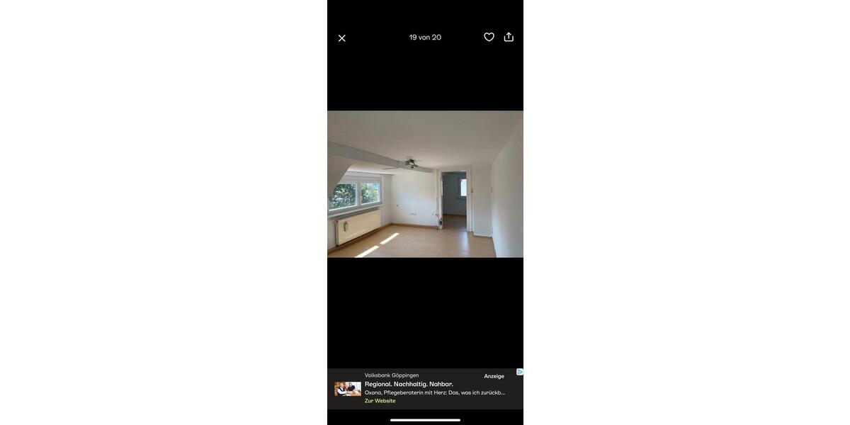 Dachgeschoßwohnung Schorndorf - 4.5 Zimmer, 81 m&sup2;, 950&euro; | Angebot:24775286