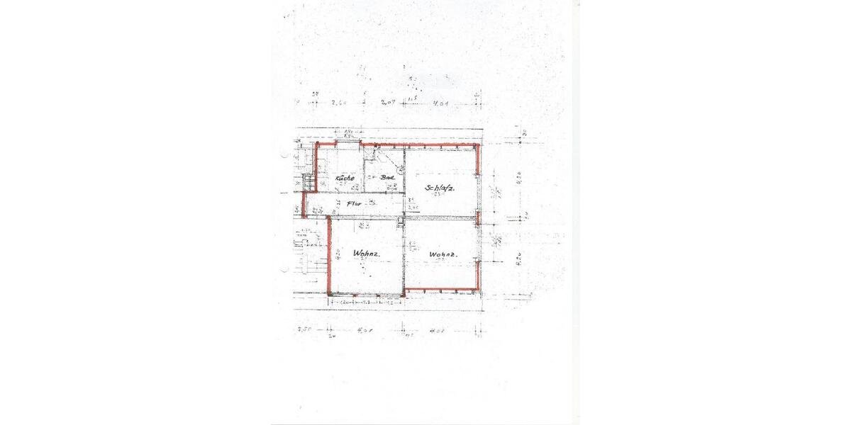 Etagenwohnung Preetz - 3 Zimmer, 59 m&sup2;, 590&euro; | Angebot:26548884