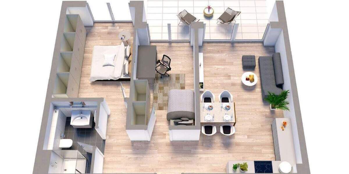 Terrassenwohnung Garmisch-Partenkirchen Partenkirchen - 3 Zimmer, 72 m&sup2;, 1.670&euro; | Angebot:25703916