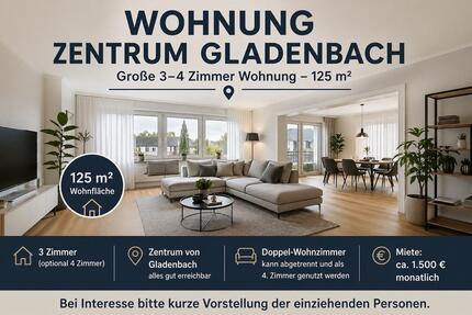 Wohnung Gladenbach - 3 Zimmer, 125 m&sup2;, 1.600&euro; | Angebot:26323153