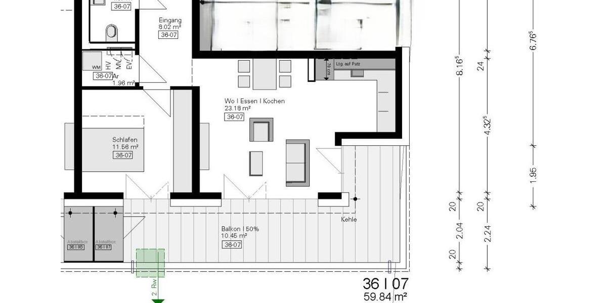 Etagenwohnung Essingen - 2 Zimmer, 60 m&sup2;, 753&euro; | Angebot:26453746