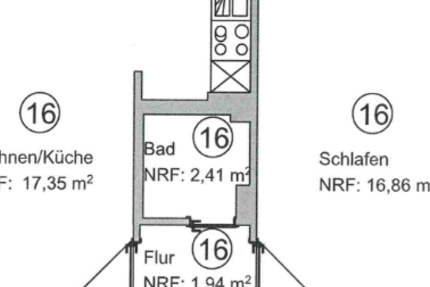 Wohnung München Schwabing-Freimann - 2 Zimmer, 39 m&sup2;, 1.800&euro; | Angebot:25229340