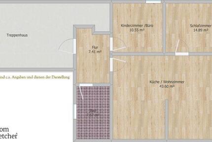 Wohnung Stralsund - 3 Zimmer, 85 m&sup2;, 790&euro; | Angebot:26652852