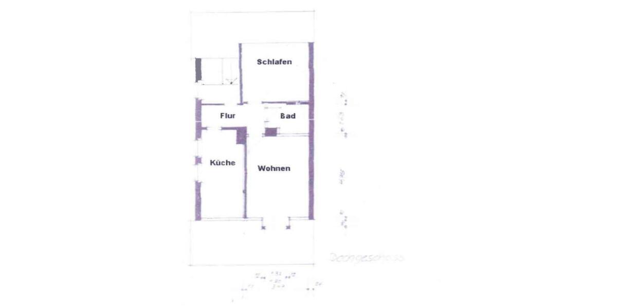 Dachgeschoßwohnung Duisburg Rheinhausen - 2 Zimmer, 45 m&sup2;, 360&euro; | Angebot:26689646