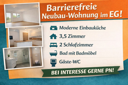 Wohnung Ehingen (Donau) - 3.5 Zimmer, 85 m&sup2;, 1.100&euro; | Angebot:24705980