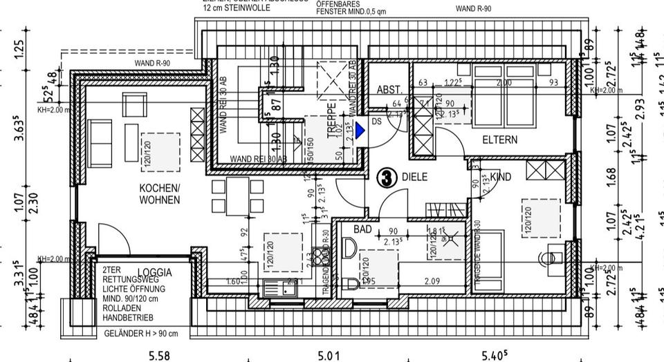 Terrassenwohnung Rheda-Wiedenbrück Wiedenbrück - 3 Zimmer, 75 m&sup2;, 1.125&euro; | Angebot:26322214