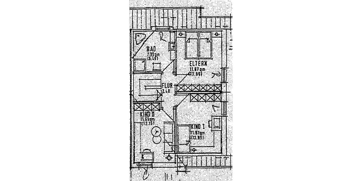 Doppelhaushälfte Blender - 4 Zimmer, 105 m&sup2;, 1.100&euro; | Angebot:25393064