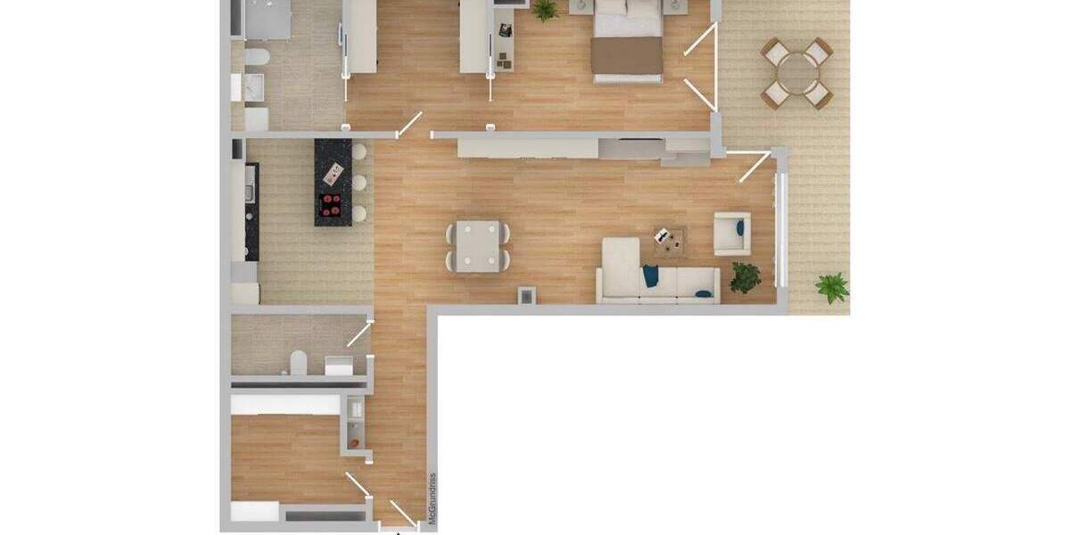 Etagenwohnung Deggendorf - 2 Zimmer, 101 m&sup2;, 1.095&euro; | Angebot:25772724