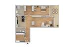 Etagenwohnung Deggendorf - 2 Zimmer, 101 m&sup2;, 1.095&euro; | Angebot:25772724