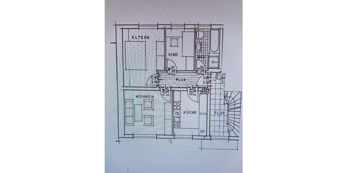 Etagenwohnung Medebach - 3 Zimmer, 52 m&sup2;, 360&euro; | Angebot:24814065
