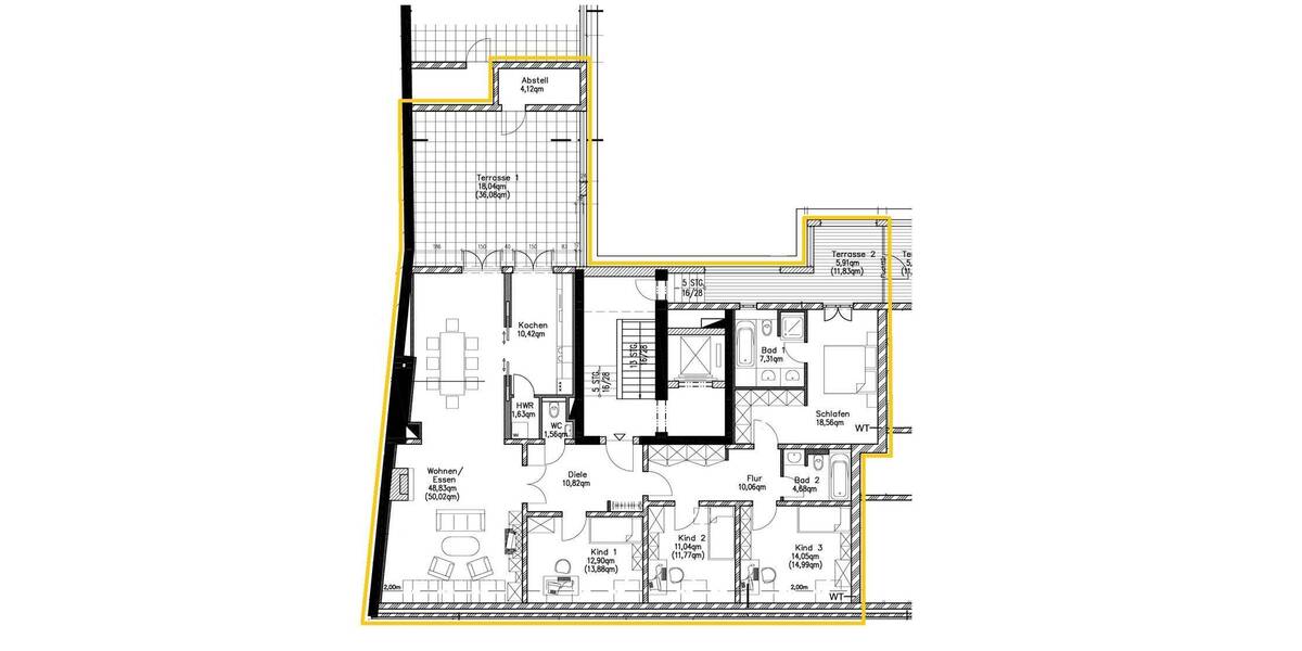 Etagenwohnung Berlin Mitte - 5 Zimmer, 180 m&sup2;, 3.400&euro; | Angebot:26744913